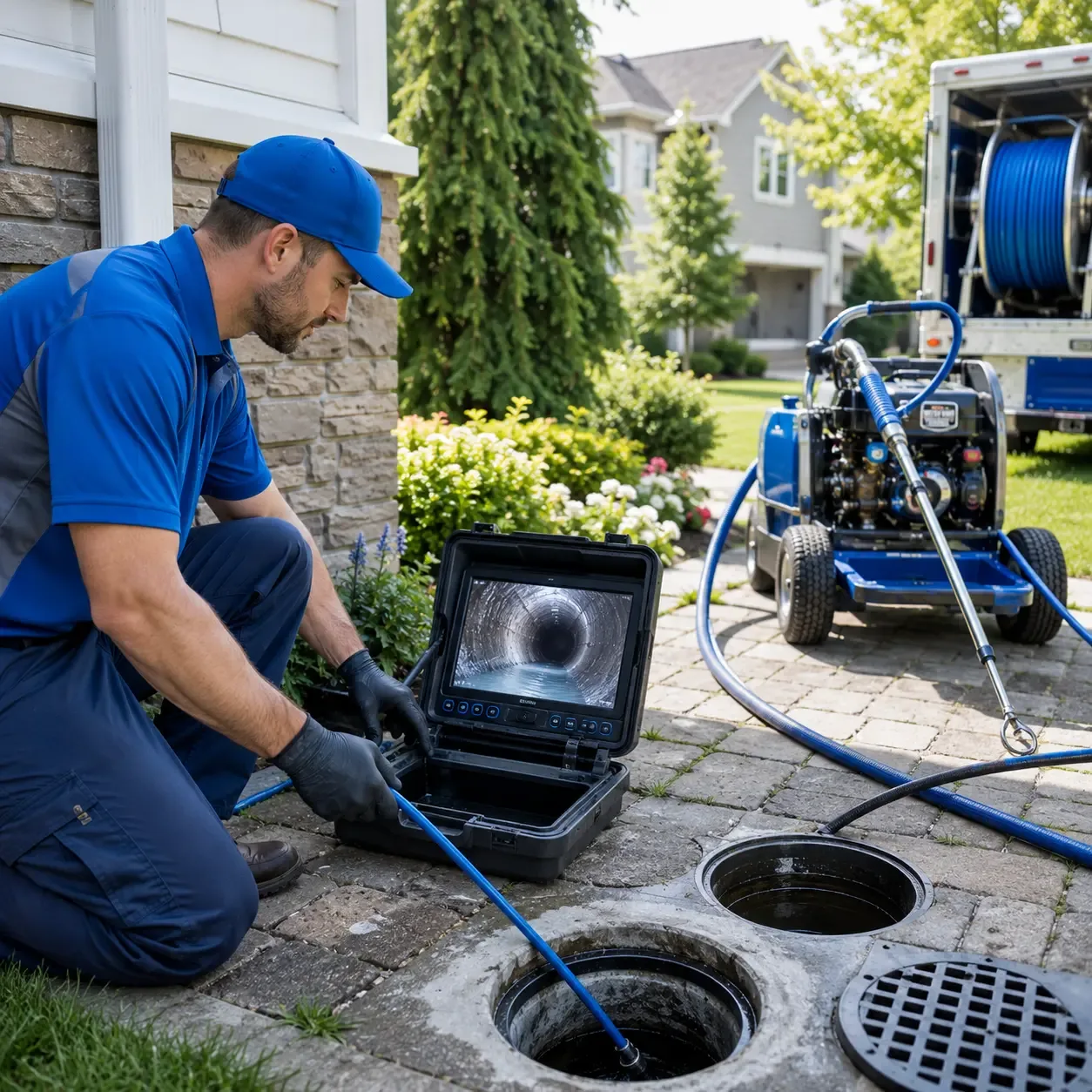 Outdoor drain cleaning professionals serving Lower Salem, OH